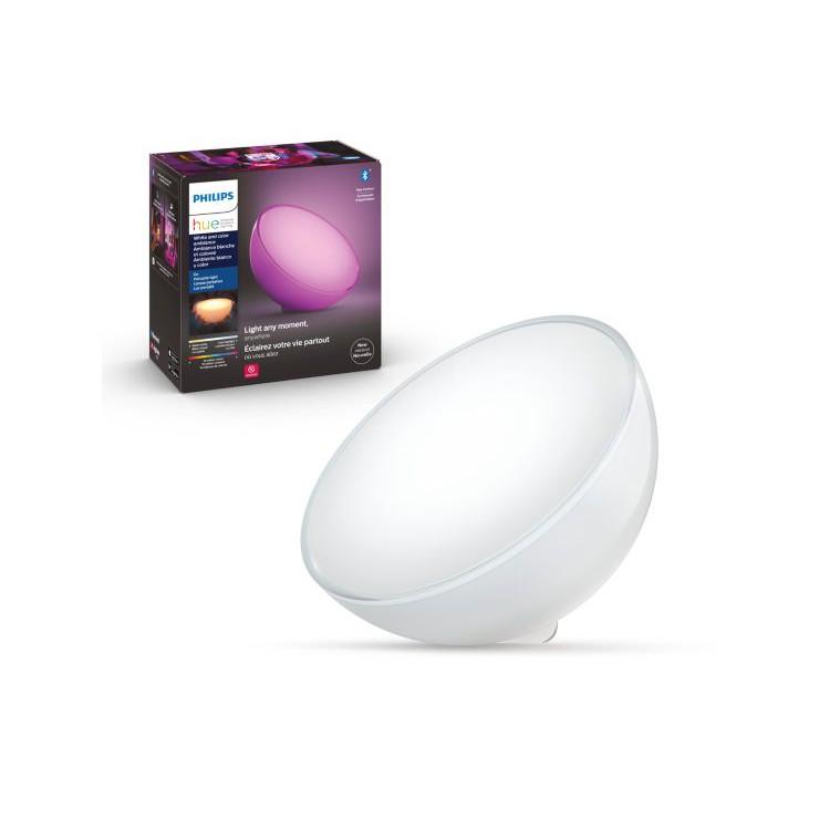 Philips Hue Go 2.0 Portable Light with Bluetooth White & Color Ambiance