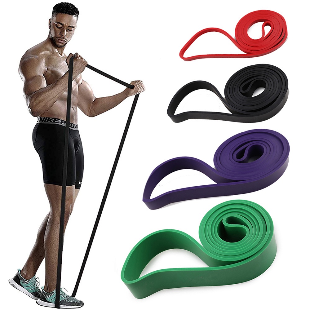 `208cm Stretch Resistance Band Exercise Expander Elastic Band Pull Up Assist Bands Fitness 1806