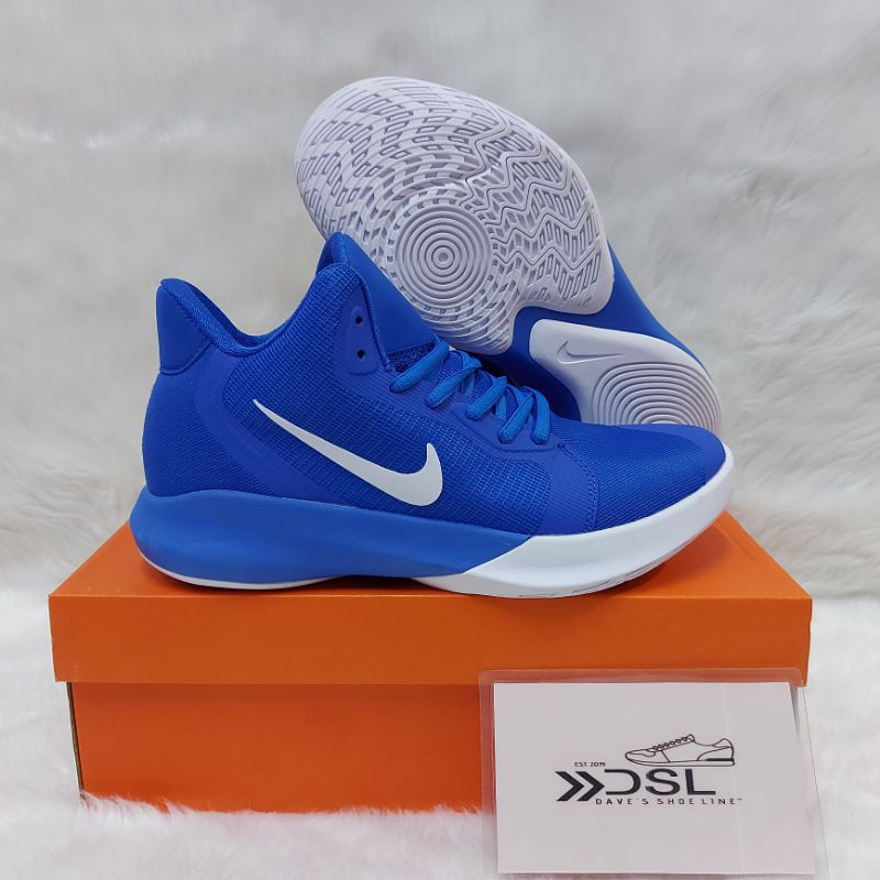 Nike Precision 3' Blue/White Basketball Shoes for Men | Shopee Philippines