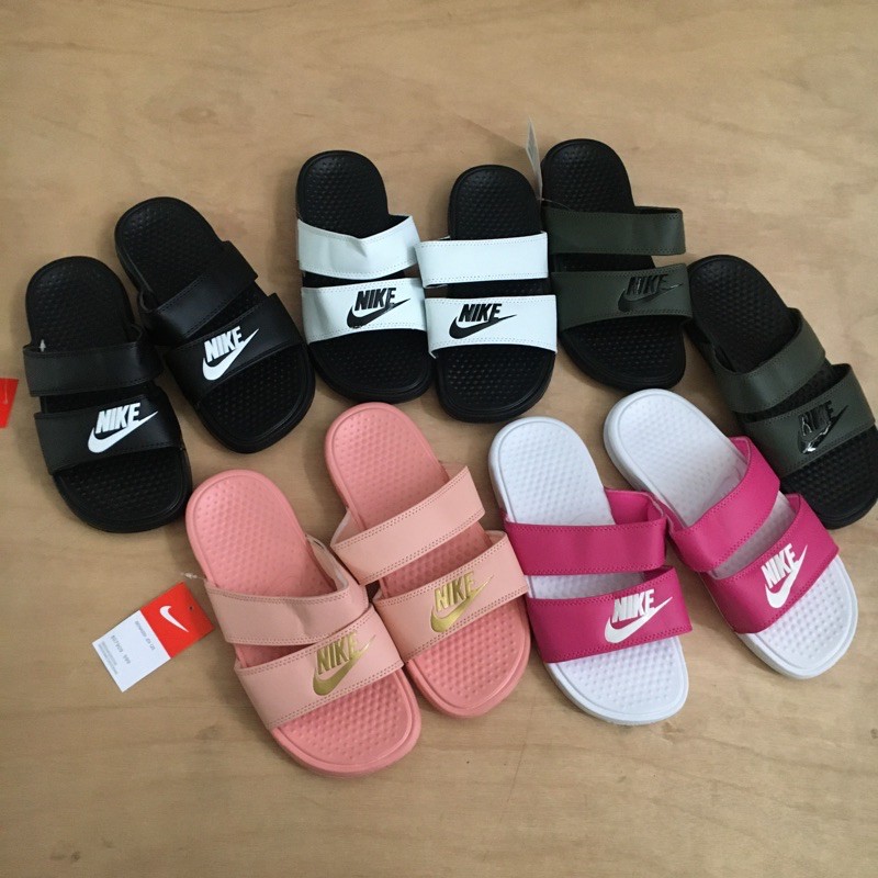 2 strap nike slippers hotsell