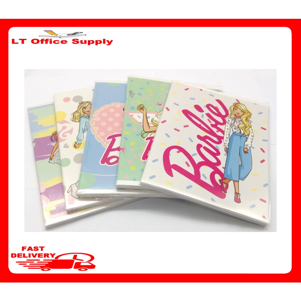 Barbie Composition Notebook with plastic cover | Shopee Philippines
