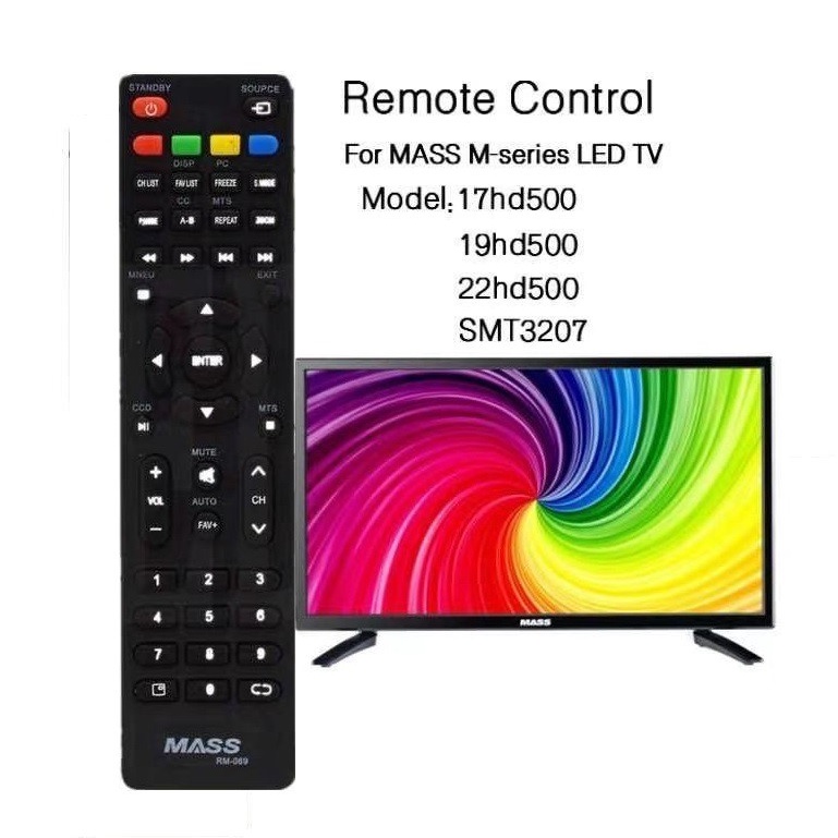 LMJ Mass Led TV Remote for 17/19/22/32 inch | Shopee Philippines
