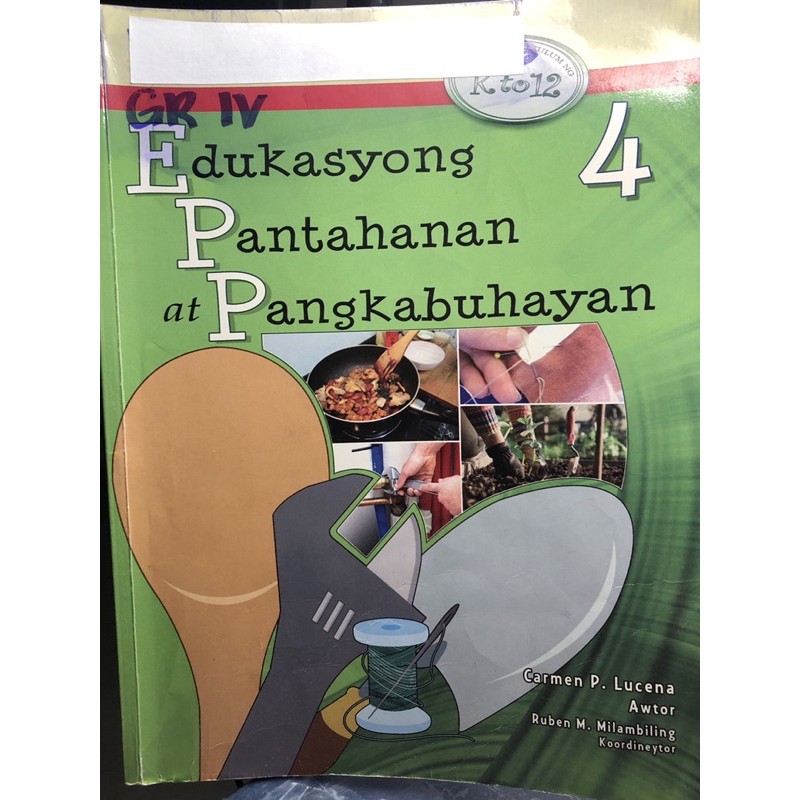 Grade 4 EPP Book Edukasyong Pantahanan At Pangkabuhayan | Shopee ...