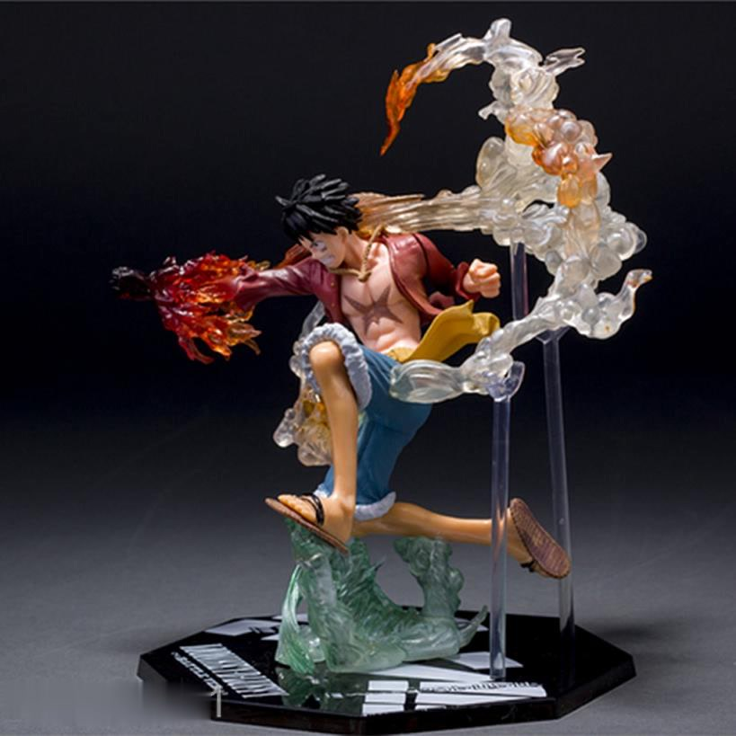 Hot Anime One Piece Monkey D Luffy Battle Action Figure Pvc Figures Collectible Dclv Shopee