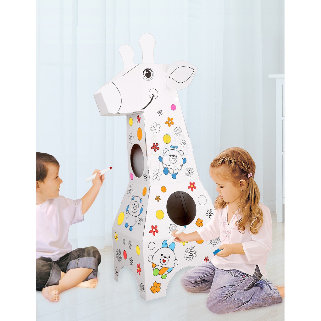 Kids Wearable Cardboard Dinosaur [100cm Extra Large] Boys Colouring