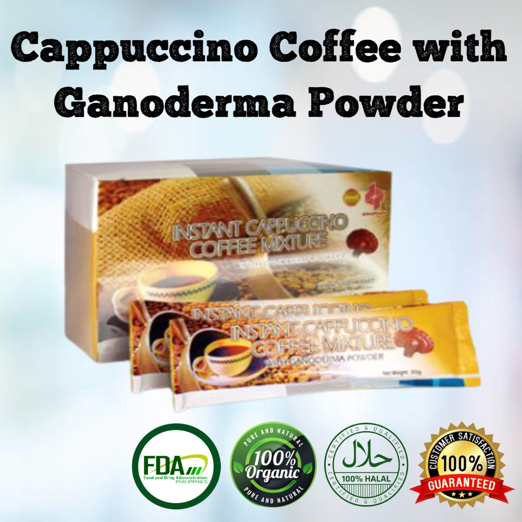 DYNAPHARM INSTANT CAPPUCCINO COFFEE WITH GANODERMA POWDER. ANTITUMOR