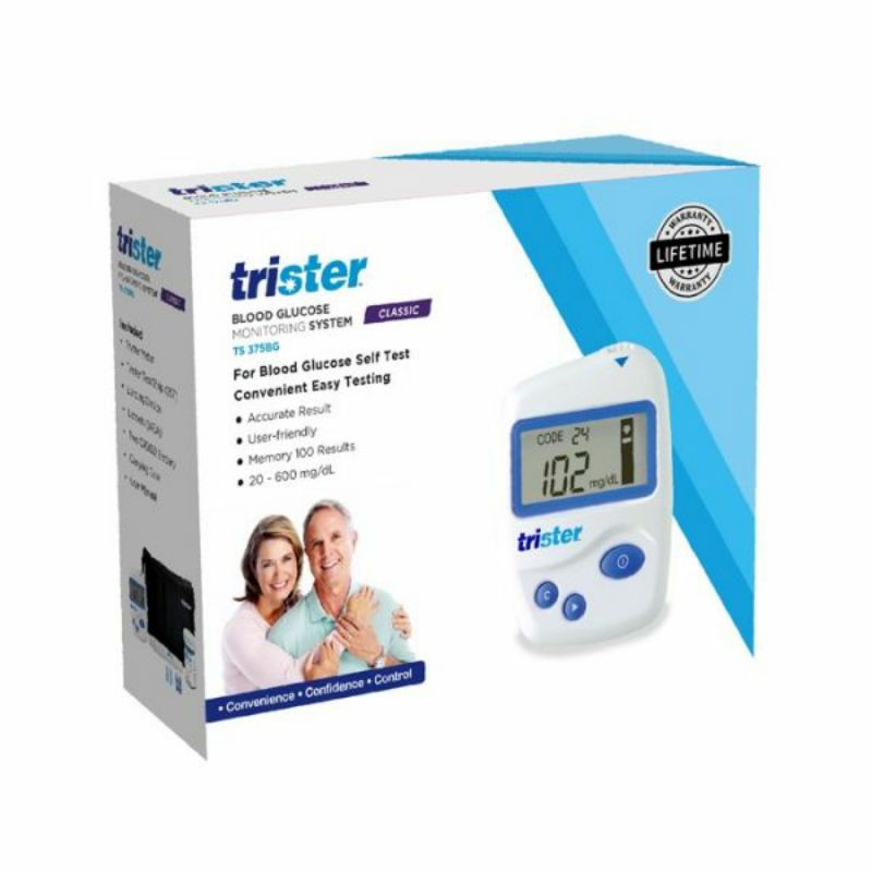 Trister Blood Glucose Monitoring System included with 25pcs test strip