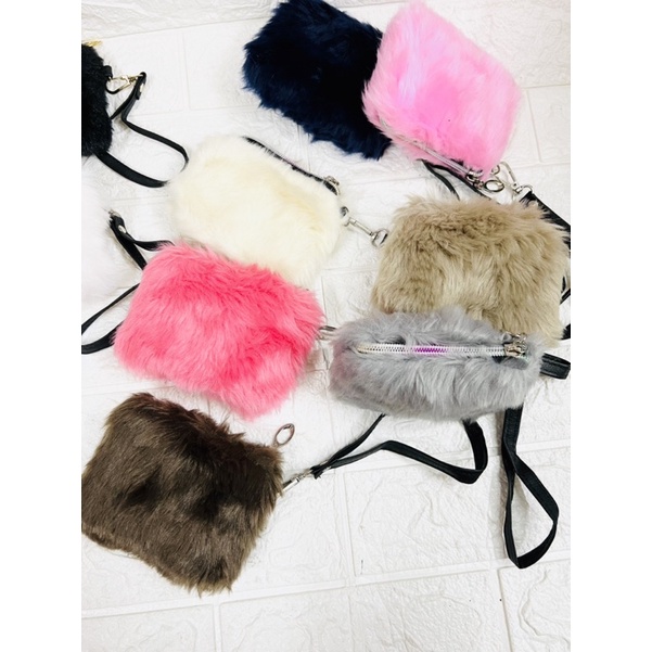 Furry coin purse wallet Shopee Philippines