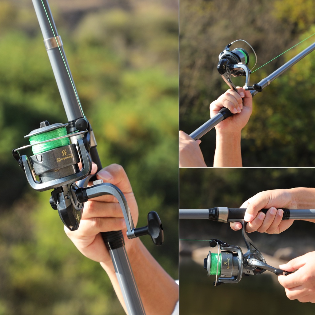 Sougayilang Fishing Rod 2.1M-3.0M Telescopic Glass Fiber Fishing Rod ...