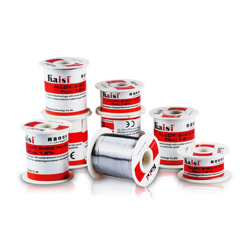 1 piece 0.3mm 50G 60Sn / 40Pb Rosin Core Flux 1.2% Tin Roll Soldering ...