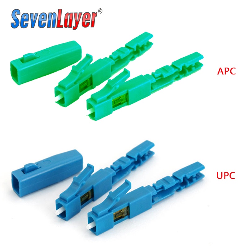 10pcs/set LC UPC Fiber Optic Fast Connector Adapter For Cold Splice ...