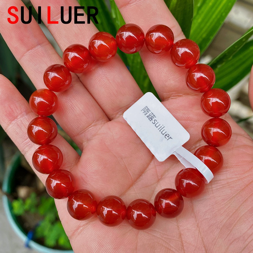 Red deals agate bracelet