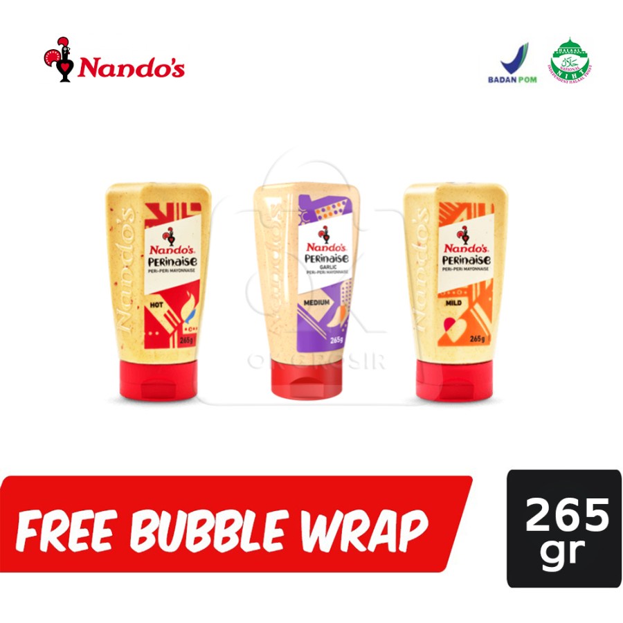 Nandos Peri Peri Mayonnaise/PERINAISE Dressing Sauce (265Gr) Shopee