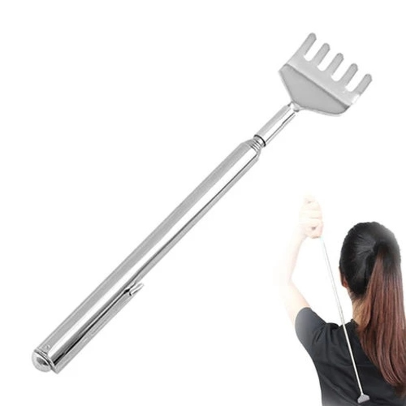 Silver Premium Quality Stainless Steel Telescopic Adjustable Back ...