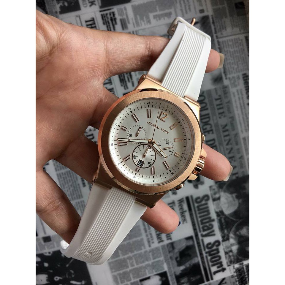 Michael kors mens hot sale watch rubber band