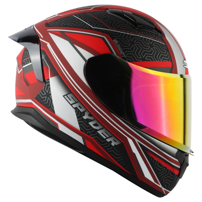 Spyder Full Face Helmet With Dual Visor Rogue Gd Summit Series Free