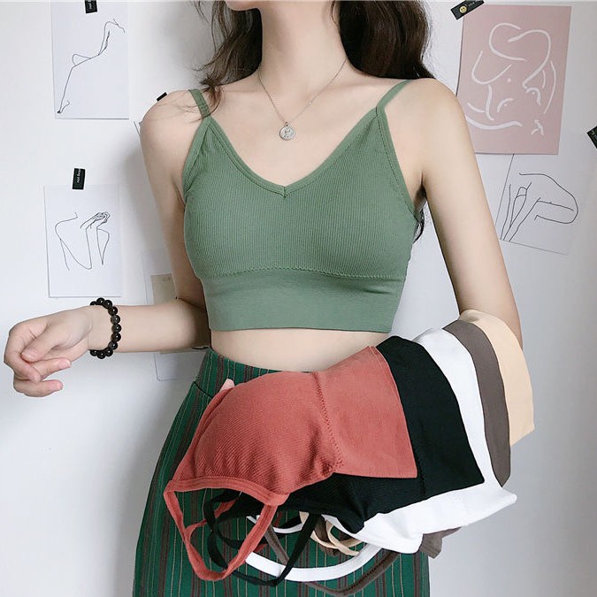 Korean U Back Bra fashion Bralette Yoga Sports bra (free size