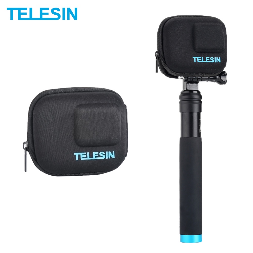 TELESIN Mini Action Camera Bag Quick Release Half Open Protective Case for GoPro  Hero 5 Hero 6 Hero 7 Black Camera Accessories