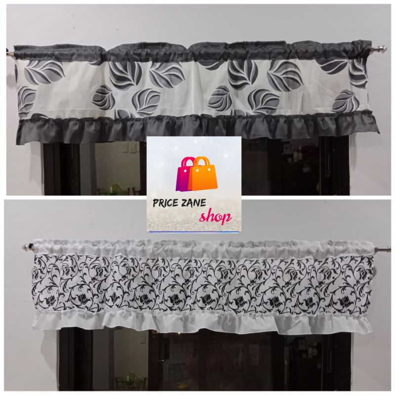 Valance Window/door Curtain 60x15 Inches | Shopee Philippines