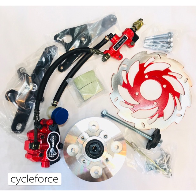 motorcycle OKM disc brake assy rear convertion kit set sniper135,sz,fz ...