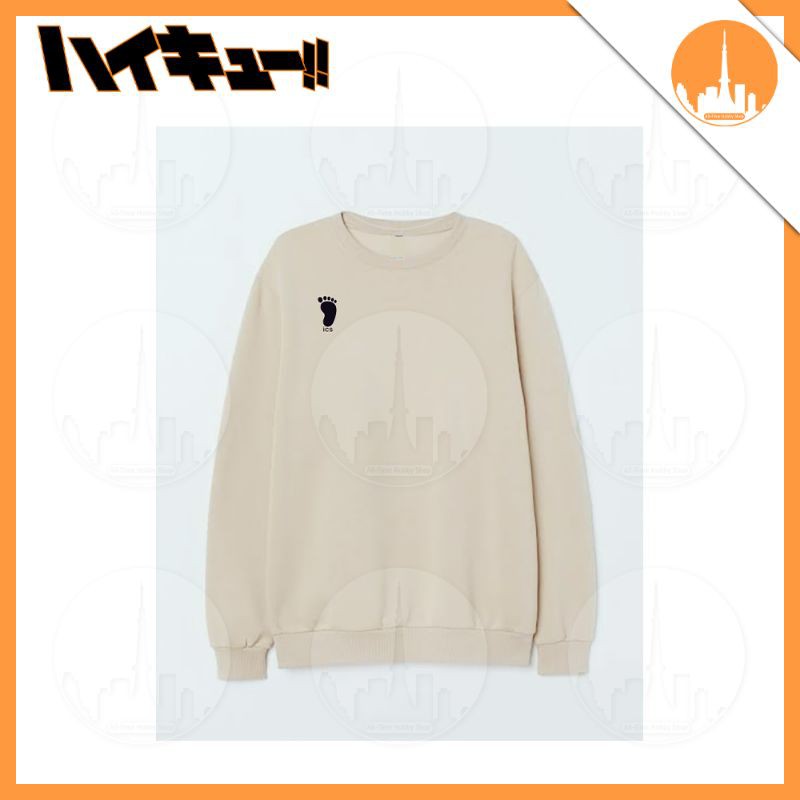 Haikyuu Anime Inspired ICS Beige Sweater Karasuno Practice Uniform Shopee Philippines