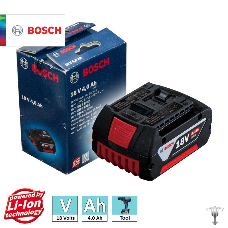 Bosch GBA 18V 4.0Ah Professional 18V Lithium Ion Battery for Bosch Cordless Tools Shopee Philippines
