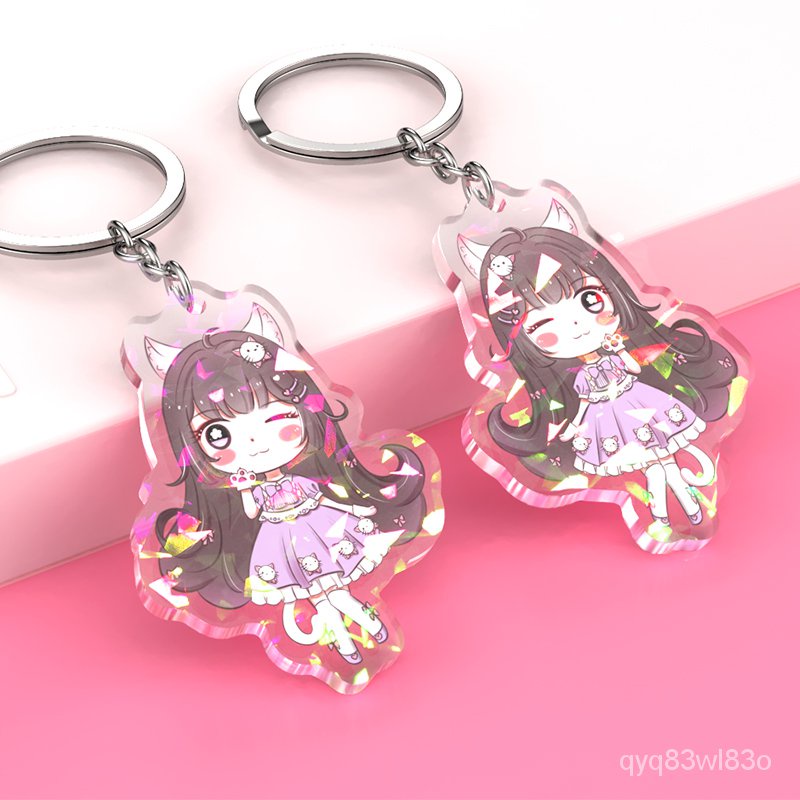 Vograce Holographic Charms Clear Acrylic Custom Printed Transparent ...