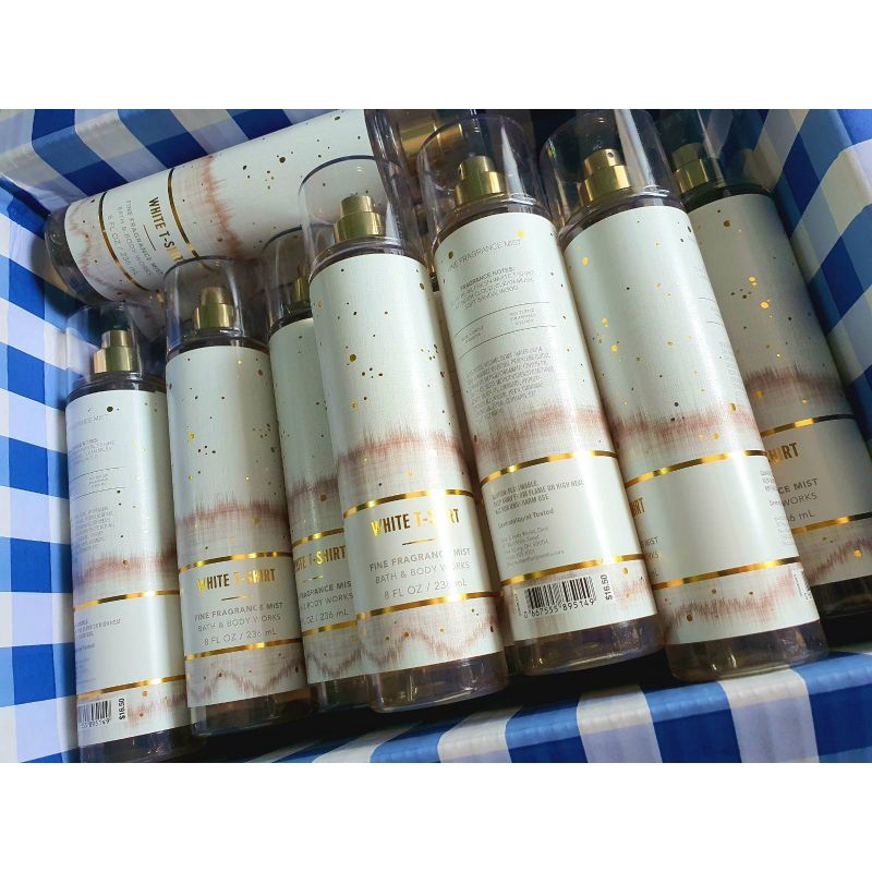 Bath and Body Works White TShirt Fragrance Mist Shopee Philippines