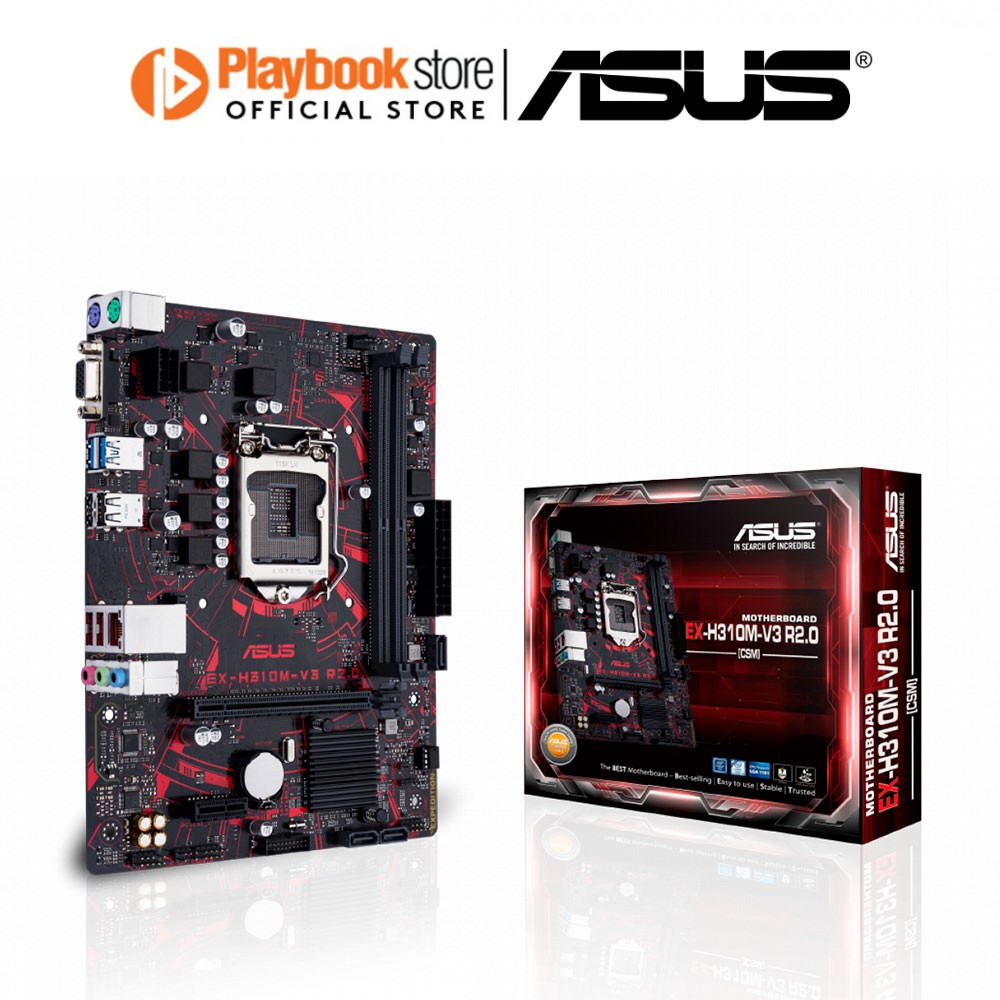 Asus EXH310MV3 MicroATX H310 Motherboard With Luminous Antimoisture