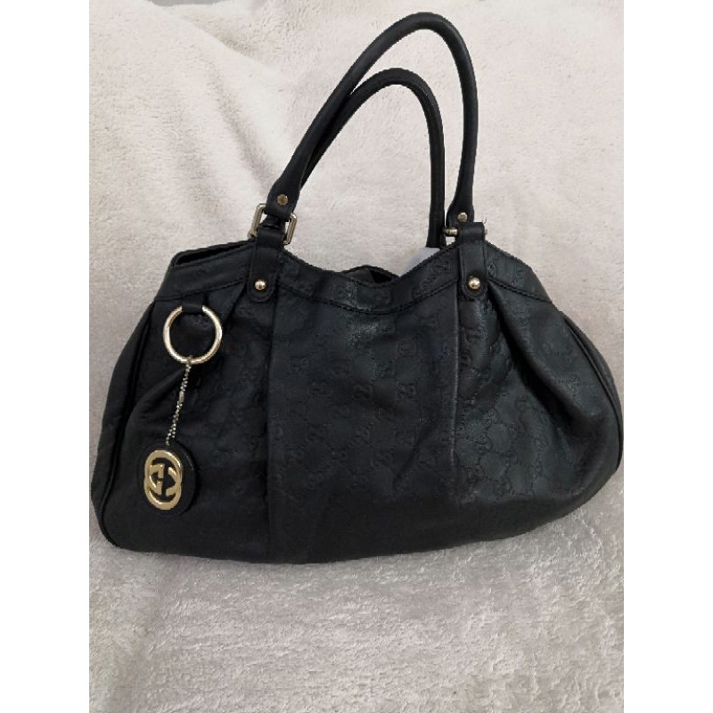 Gucci sukey large tote guccissima outlet leather