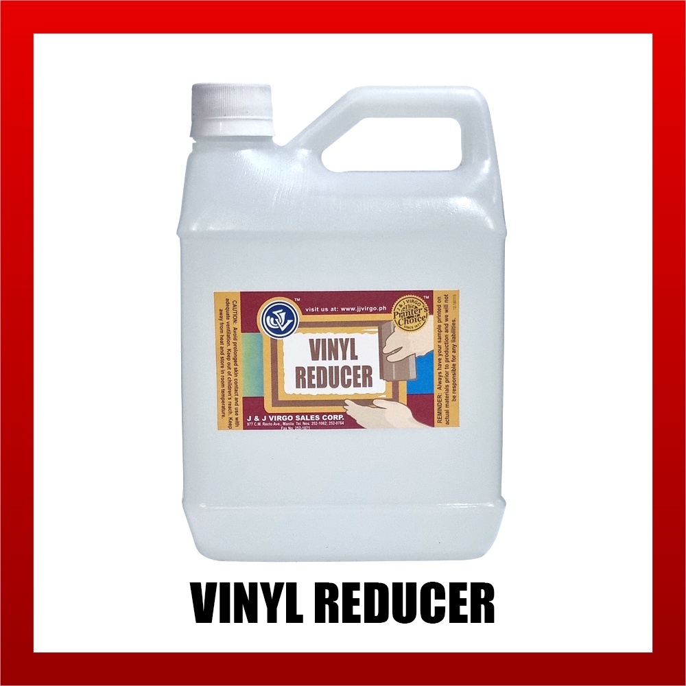 J&J Virgo Sales Corp. Vinyl Reducer for cleaning Vinyl Inks used for ...