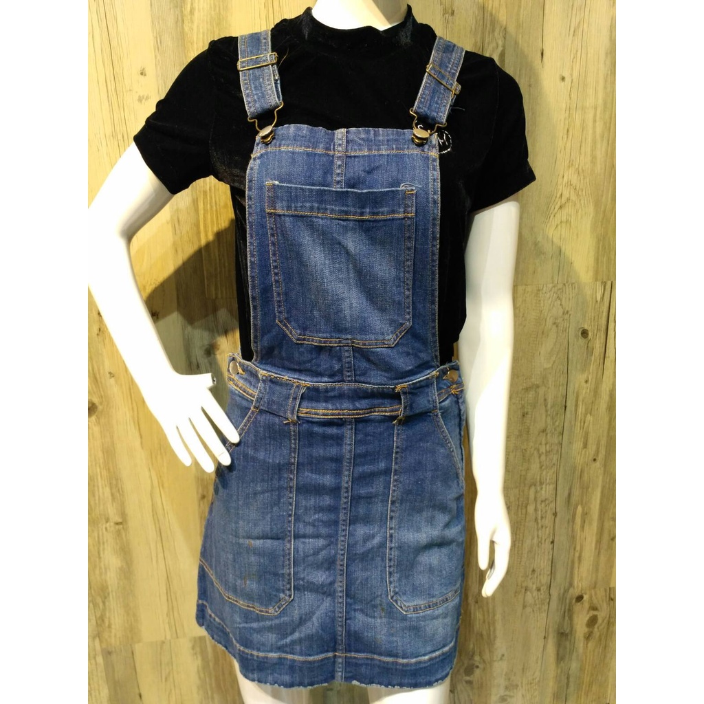 H M Jumper Overalls Blue Denim Skirt Branded Overruns Shopee Philippines