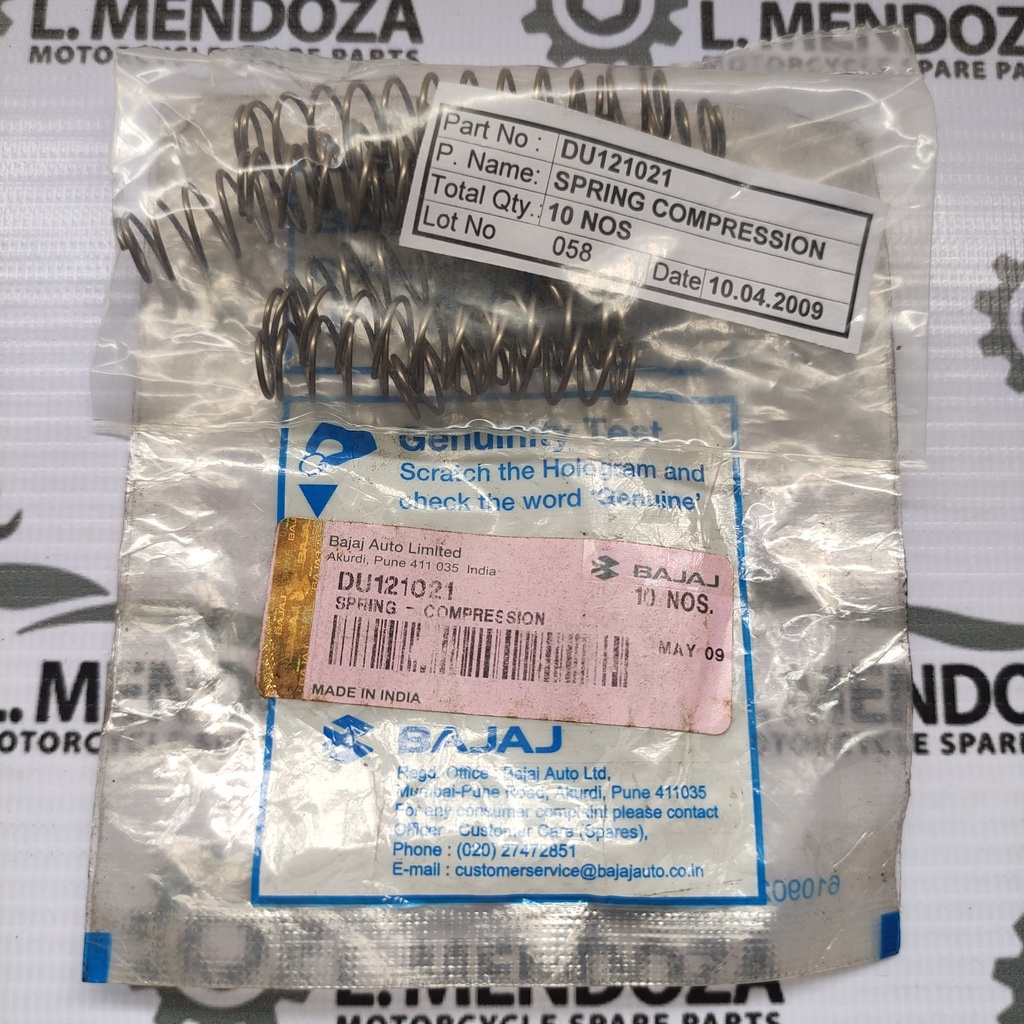 CT 100 Spring Throttle Valve / Spring Compression Genuine (1pc ...