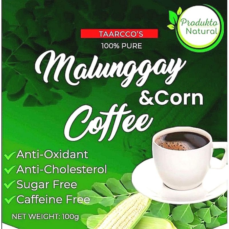 Malunggay & Corn / Mangosteen Malunggay & Corn Coffee 100 Pure 100g Shopee Philippines