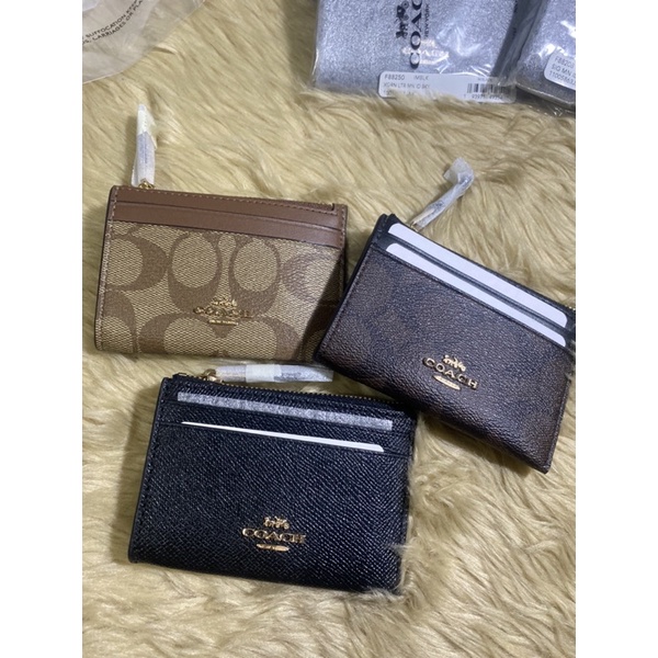 AUTHENTIC/ORIGINAL COACH MINI SKINNY ID CASE CARD HOLDER WALLET ...