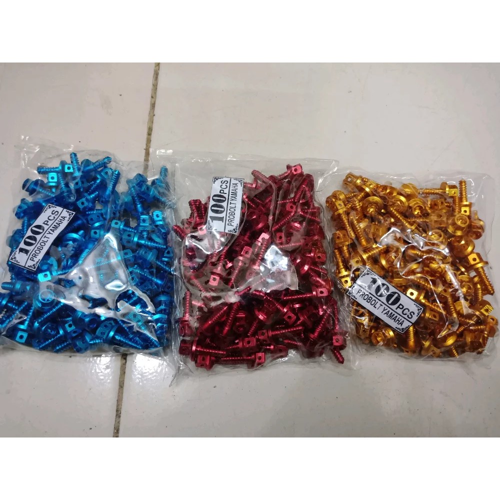 Yamaha PROBOLT CNC BODY BOLT CONTENTS 10 PCS PROBOLT BOLT | Shopee ...