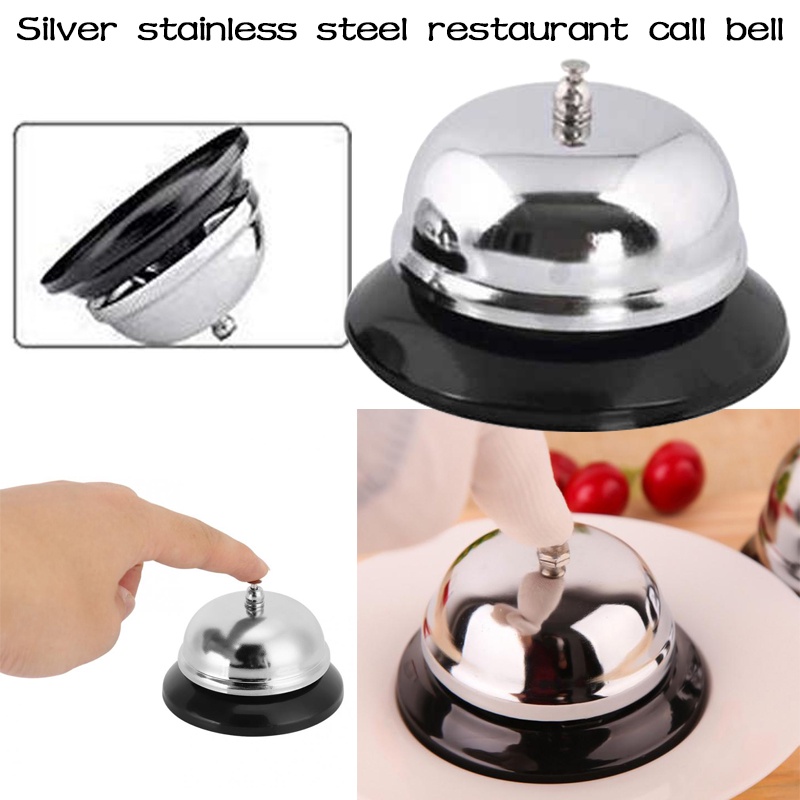 Silver stainless steel restaurant call bell kitchen special delivery ...