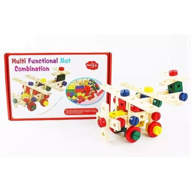 Wooden Building Block (Multi Functional Combination) | Shopee Philippines