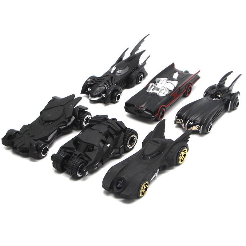 6 carts Batman movie series sports car collection cartoon car alloy toy ...