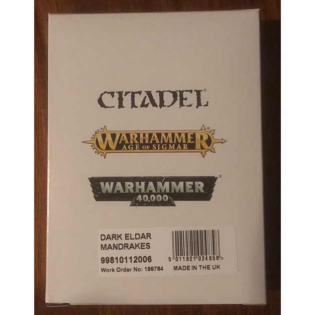 Warhammer Dark Eldar (Drukhari) Mandrakes | Shopee Philippines