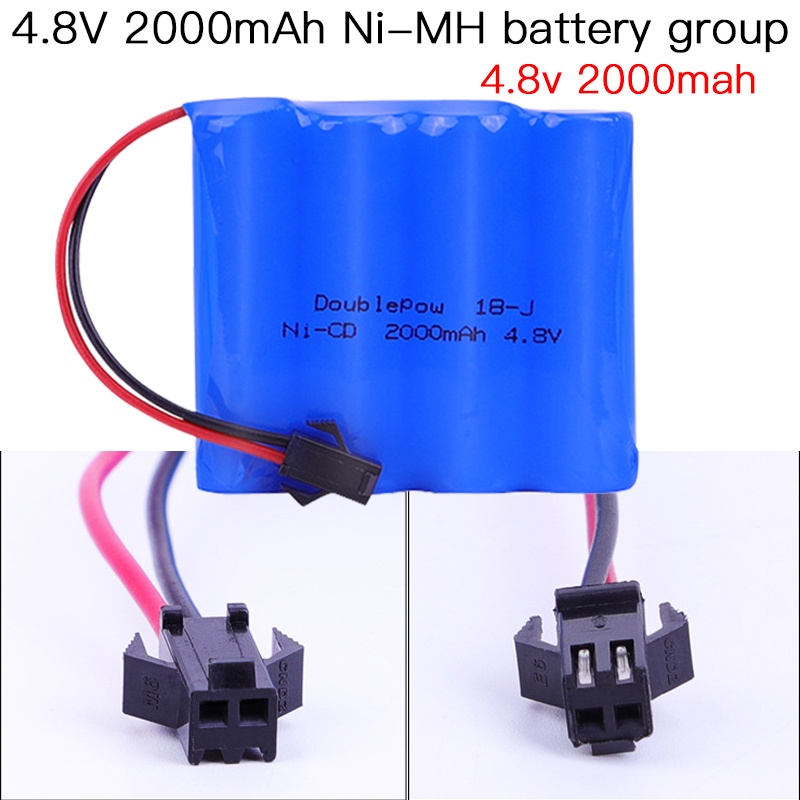 4.8V 2000mAh NiMH battery group RC toy electric lighting lighting