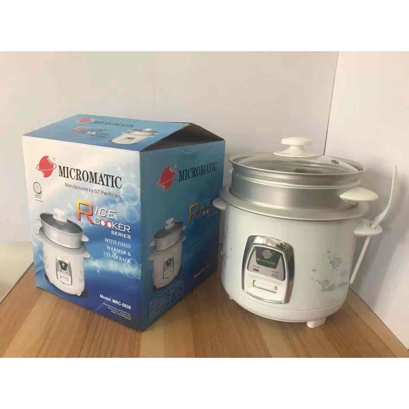 Micromatic Rice Cooker 1.0 Liters MRC5083 with Steamer Shopee