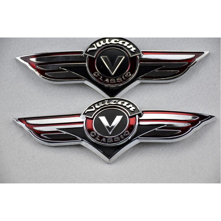 3D Gas Tank Sticker Emblem Badge Fuel Decals Fits For Kawasaki VN ...