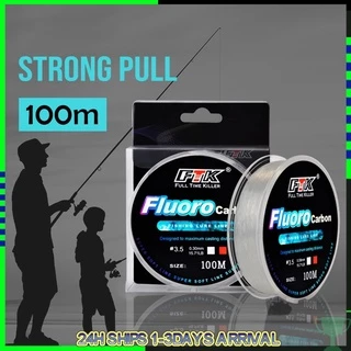 100m 0.4-8LB Super Strong Fluorocarbon Nylon Fishing Line