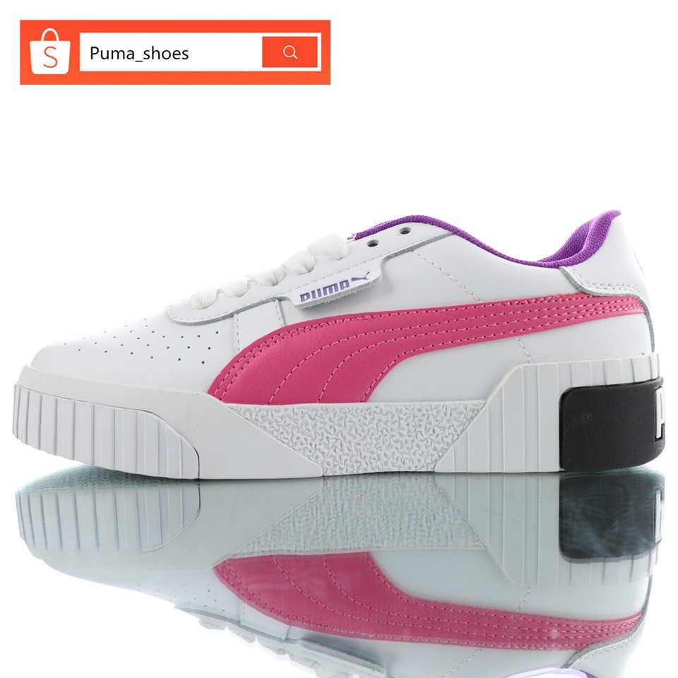 Pink and on sale purple puma shoes