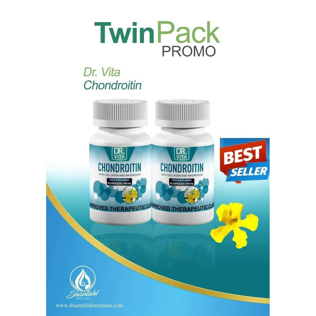 Dr. Vita Chondroitin with Collagen & Magnesium (twin pack) Shopee
