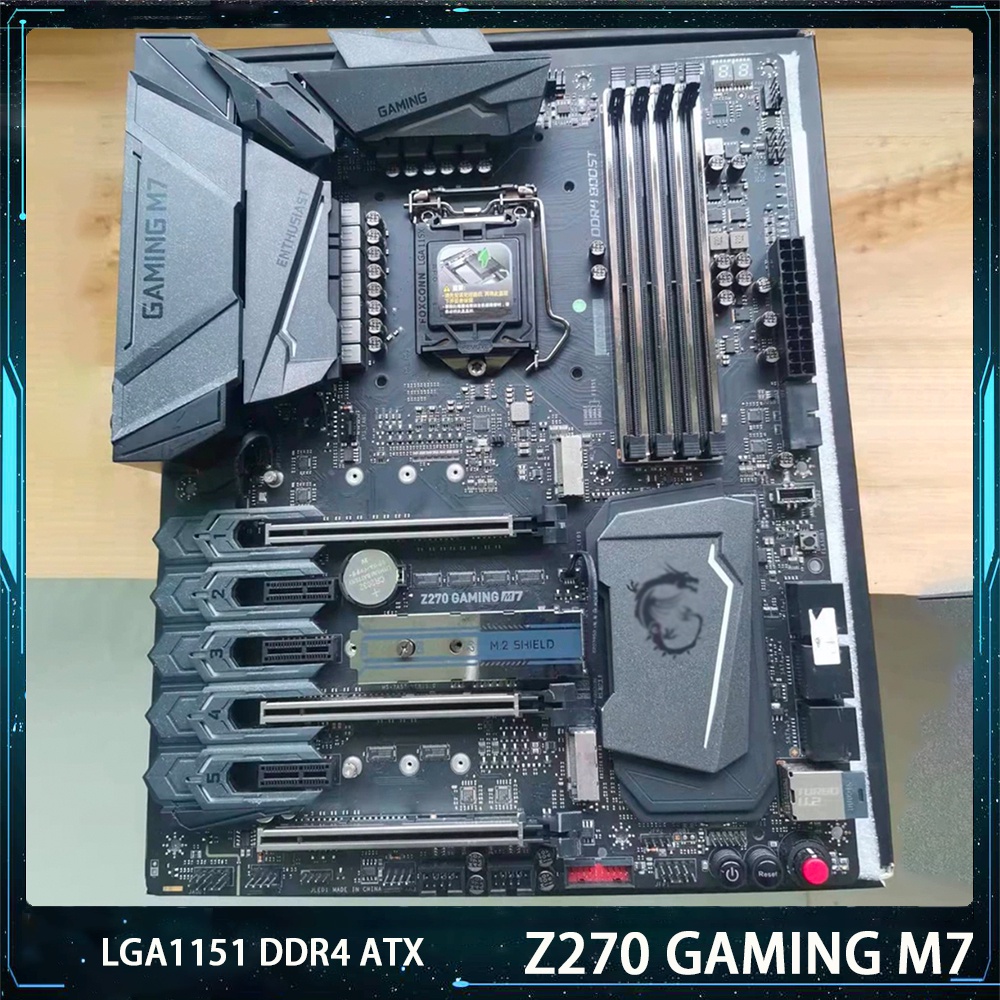 №Z270 GAMING M7 For Msi LGA1151 DDR4 64G SATA3*6 M.2*3 USB3.1 ATX Desktop Motherboard High