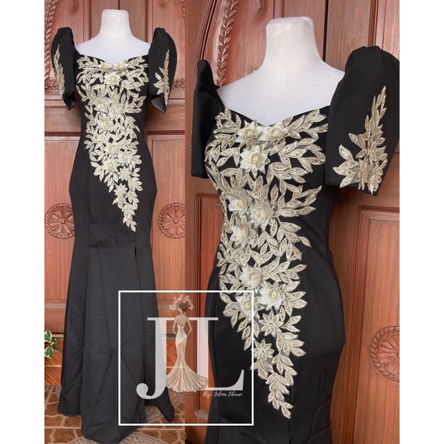 Filipiniana long gown | Shopee Philippines