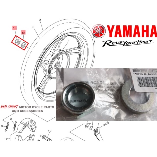 Rear Axle Nut Mio i 125 and Mio Soul i 125 Shopee Philippines