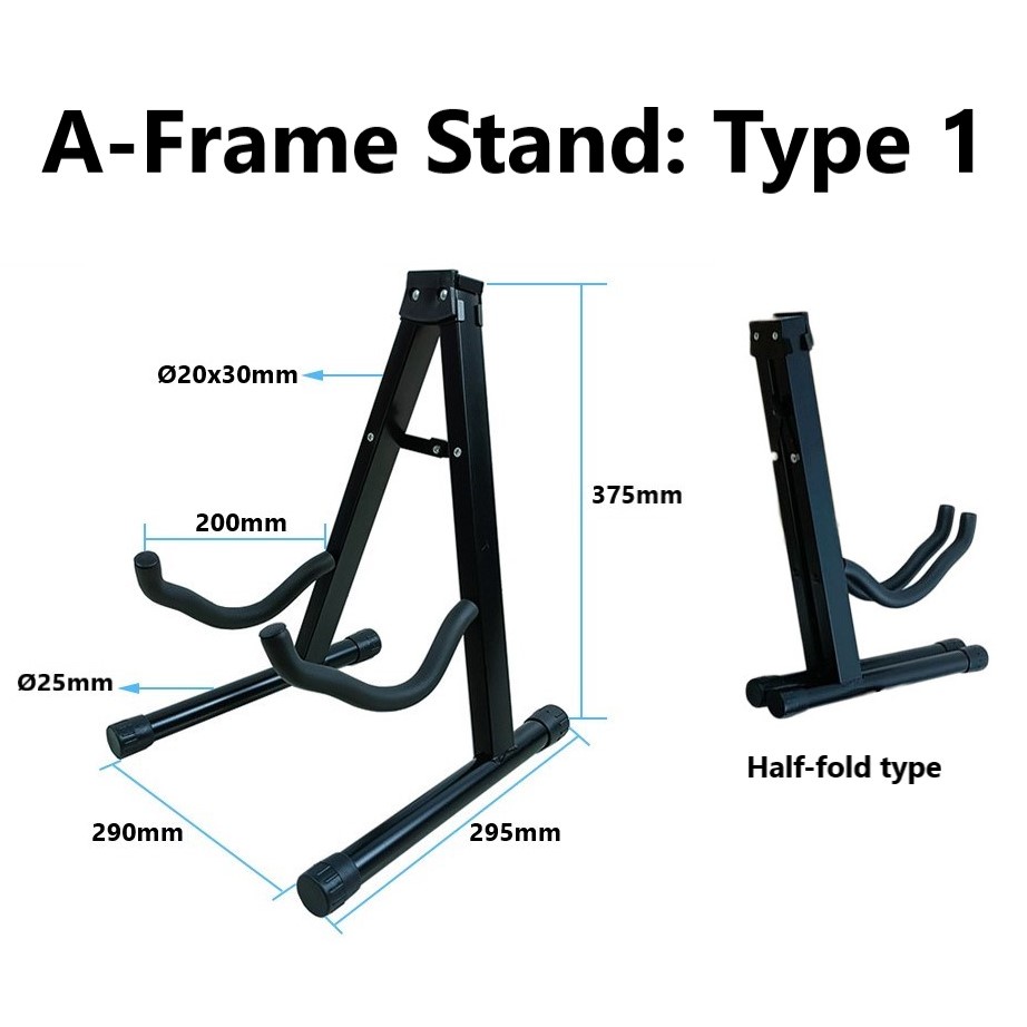Guitar Stand Folding A-Frame Stand Acoustic Guitar Classic Guitar Stand ...